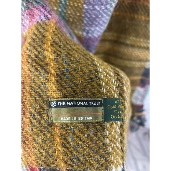 NWT VTG The National Trust Random Wool Rug Recycled Wool Britain 120cm x 150cm - Picture 4 of 10